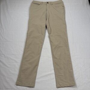 PANTS GOLF Lululemon -MEN 38X30 ABC TAN 5 Pocket Warpstreme LM5AD9S -